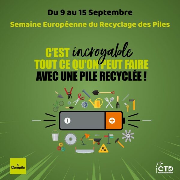 semaine européenne du recyclage des piles