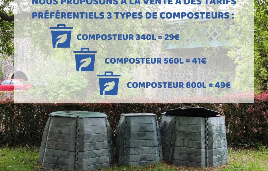 Des composteurs proposés à des tarifs préférentiels