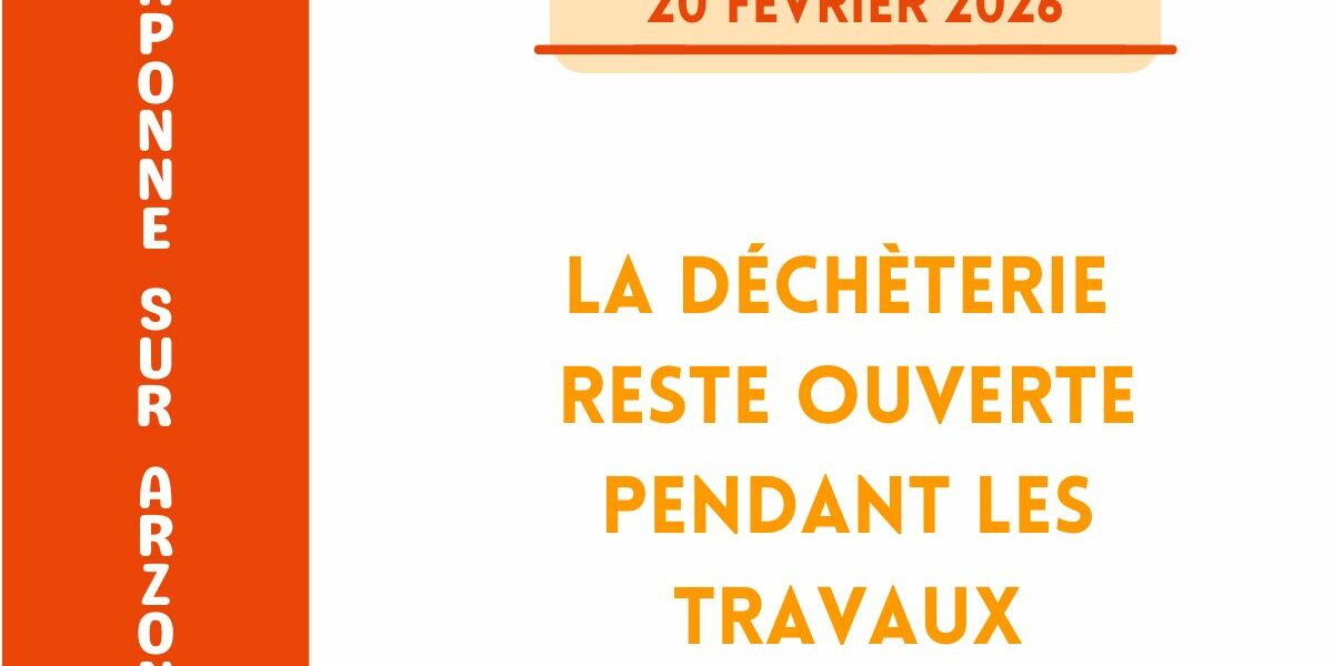 Travaux déchèterie de Craponne-sur-Arzon