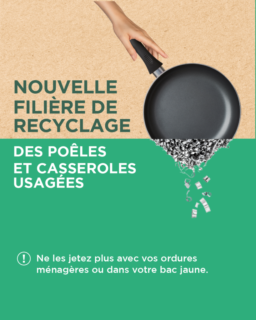 désormais vos poêles et casseroles usagées se recyclent